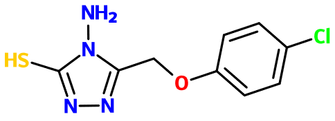 (image for) MC085049 4-Amino-5-[(4-chlorophenoxy)methyl]-2,4-dihydro-3H-1,2,4-triazole-3-thione